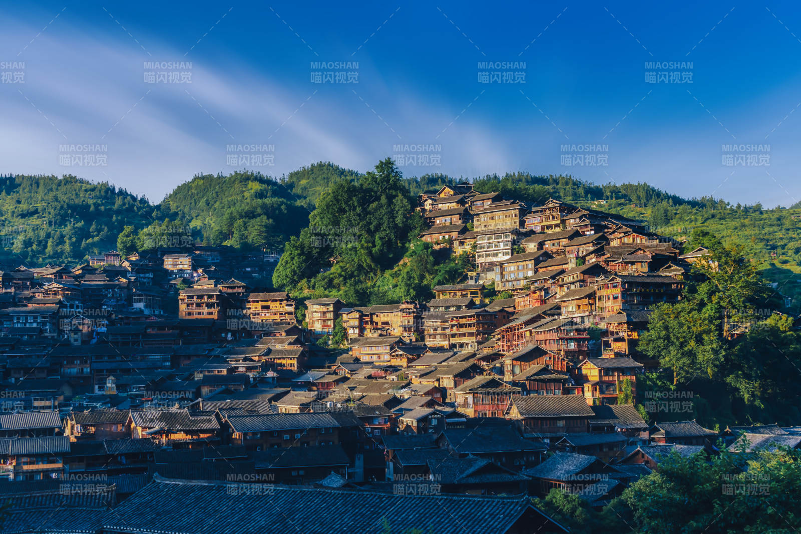 山間古寨風光