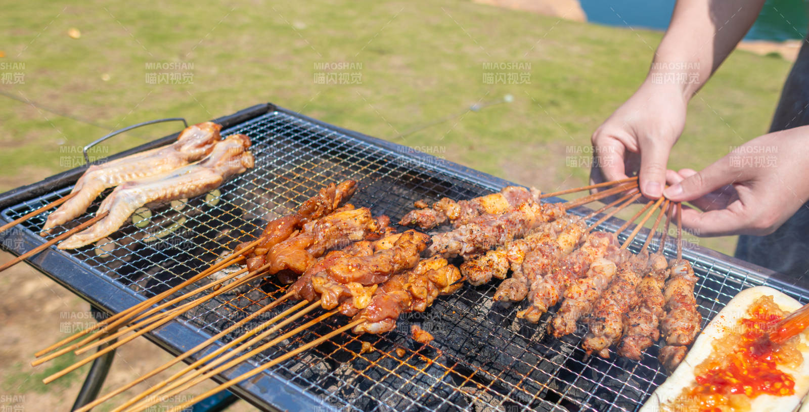 戶外燒烤 美味串燒