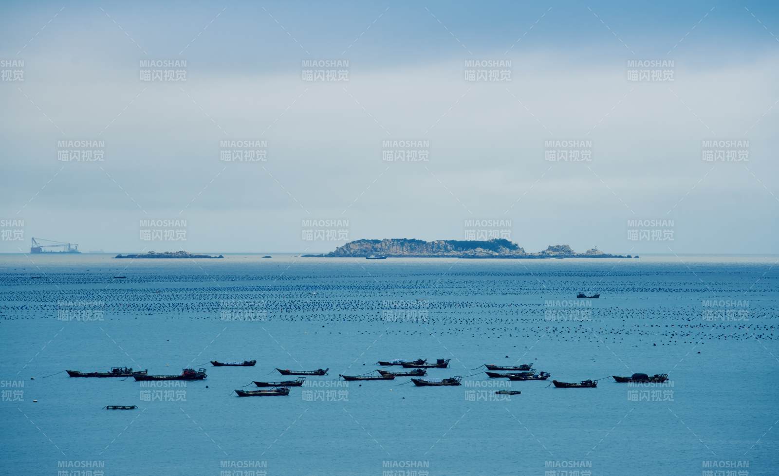 平潭海面渔船静泊