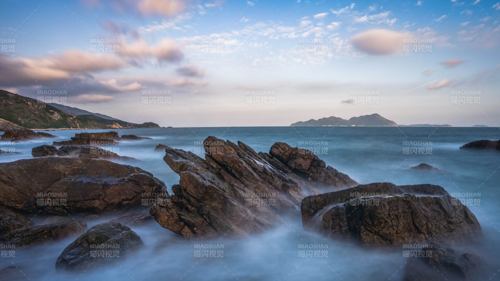 深圳大鹏半岛海岩黄昏