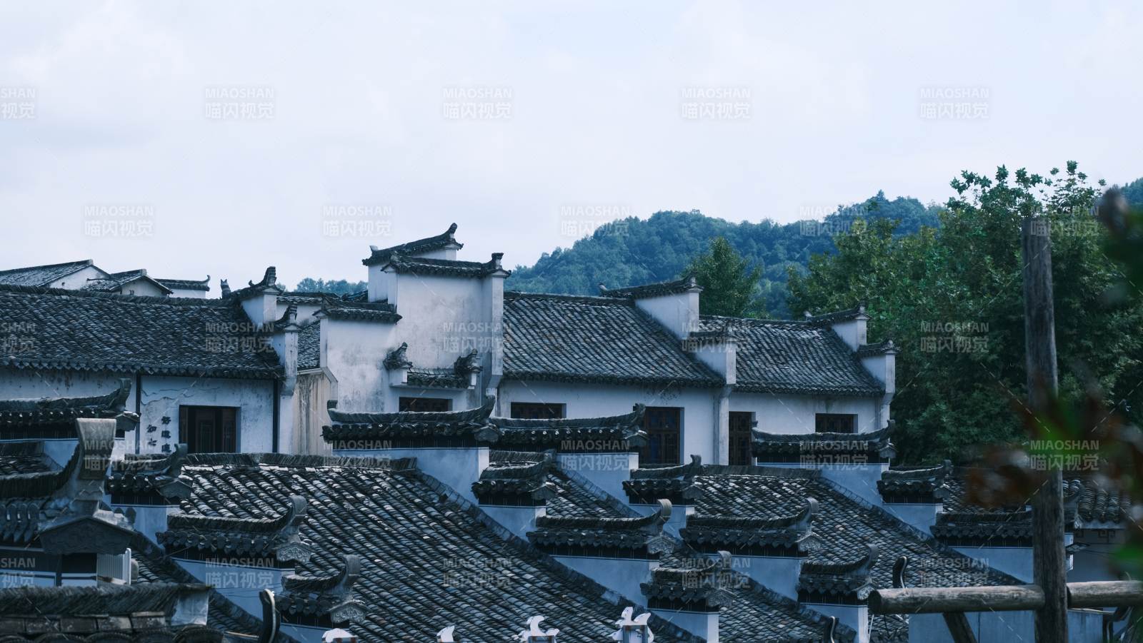 西遞古鎮古村屋檐