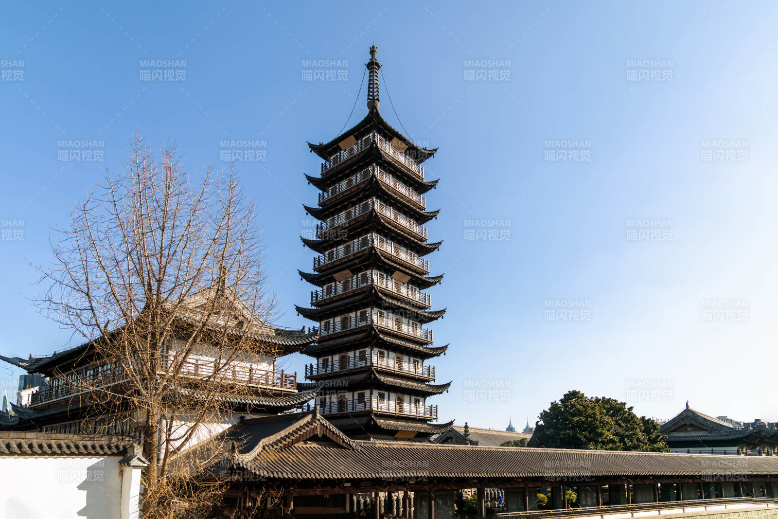 真如古塔映藍天（上海）