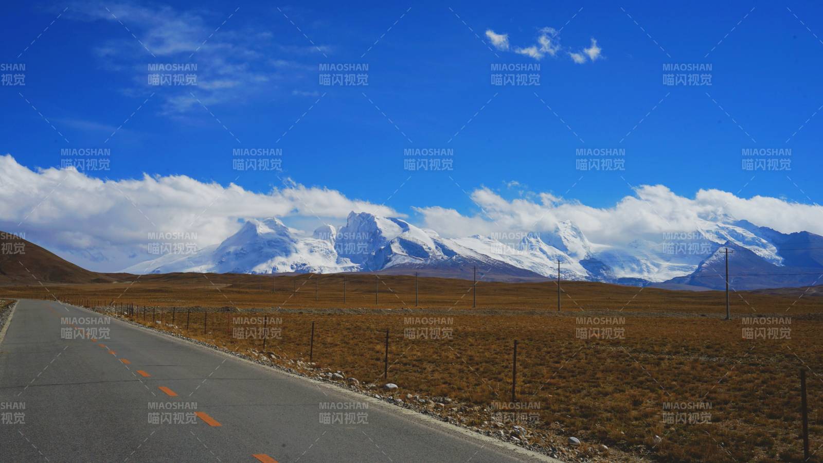 喜馬拉雅邊境線雪山公路風(fēng)光
