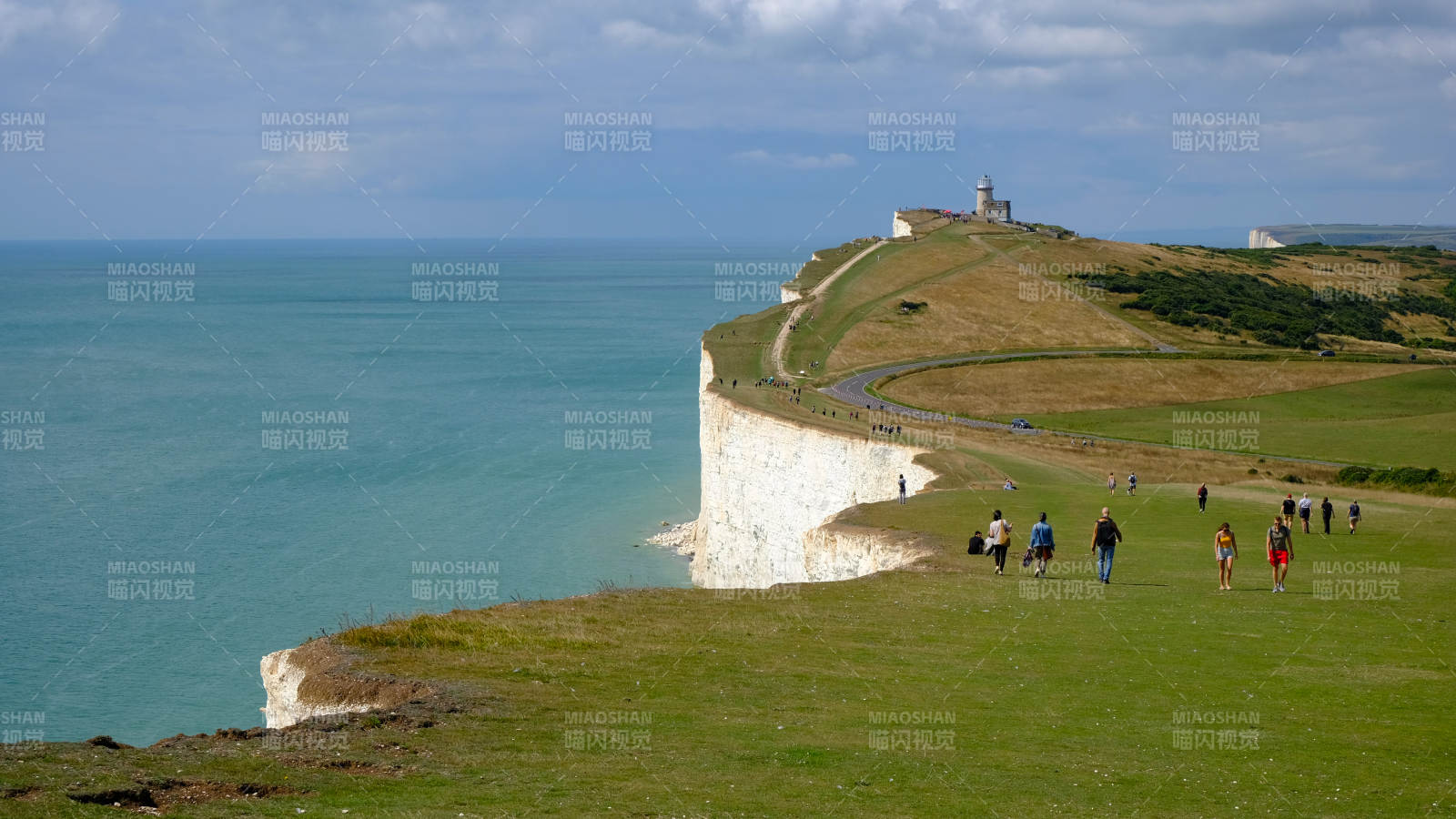 英國白崖海岸風光