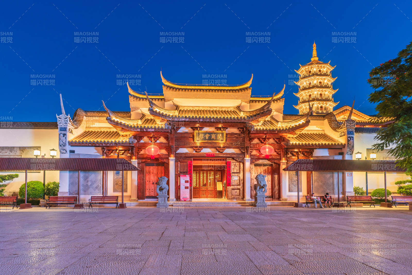 福州閩越水鎮夜景