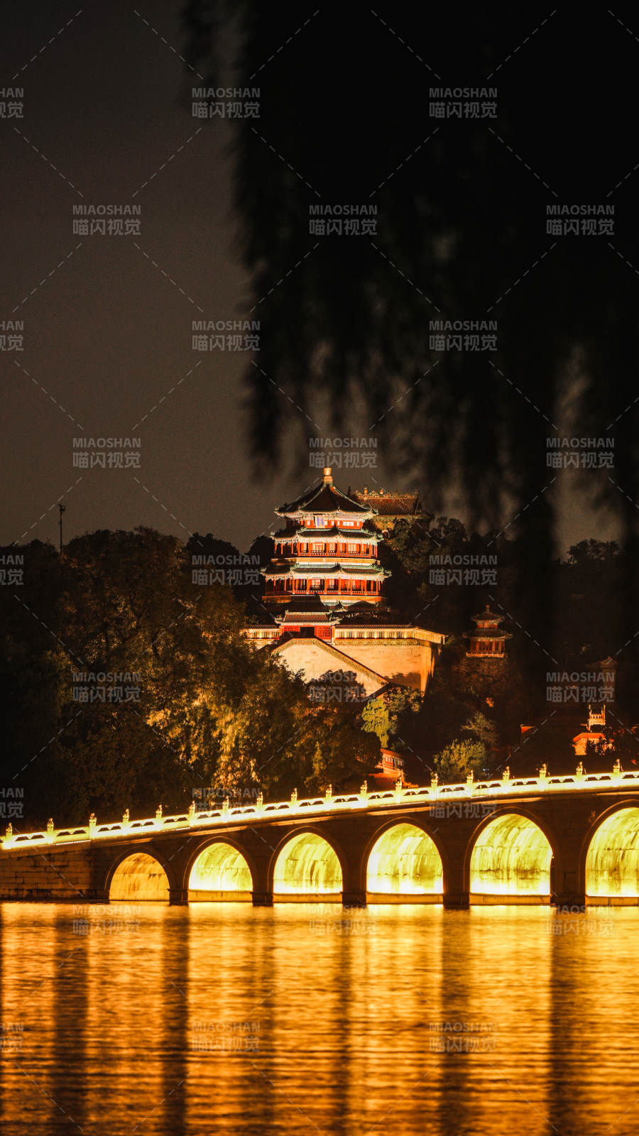 夜色中的佛香閣