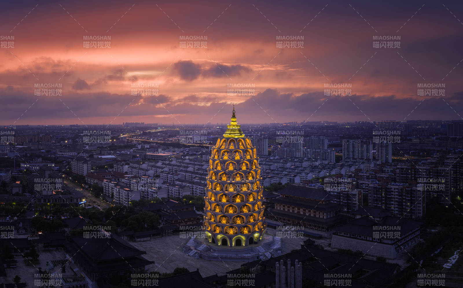 常州寶林禪寺夜景