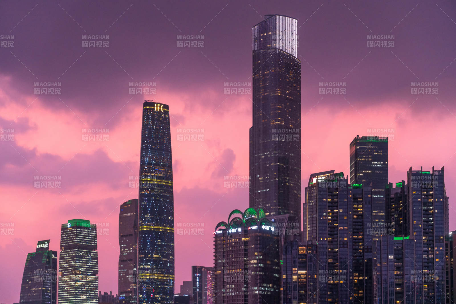 廣州珠江新城夜景
