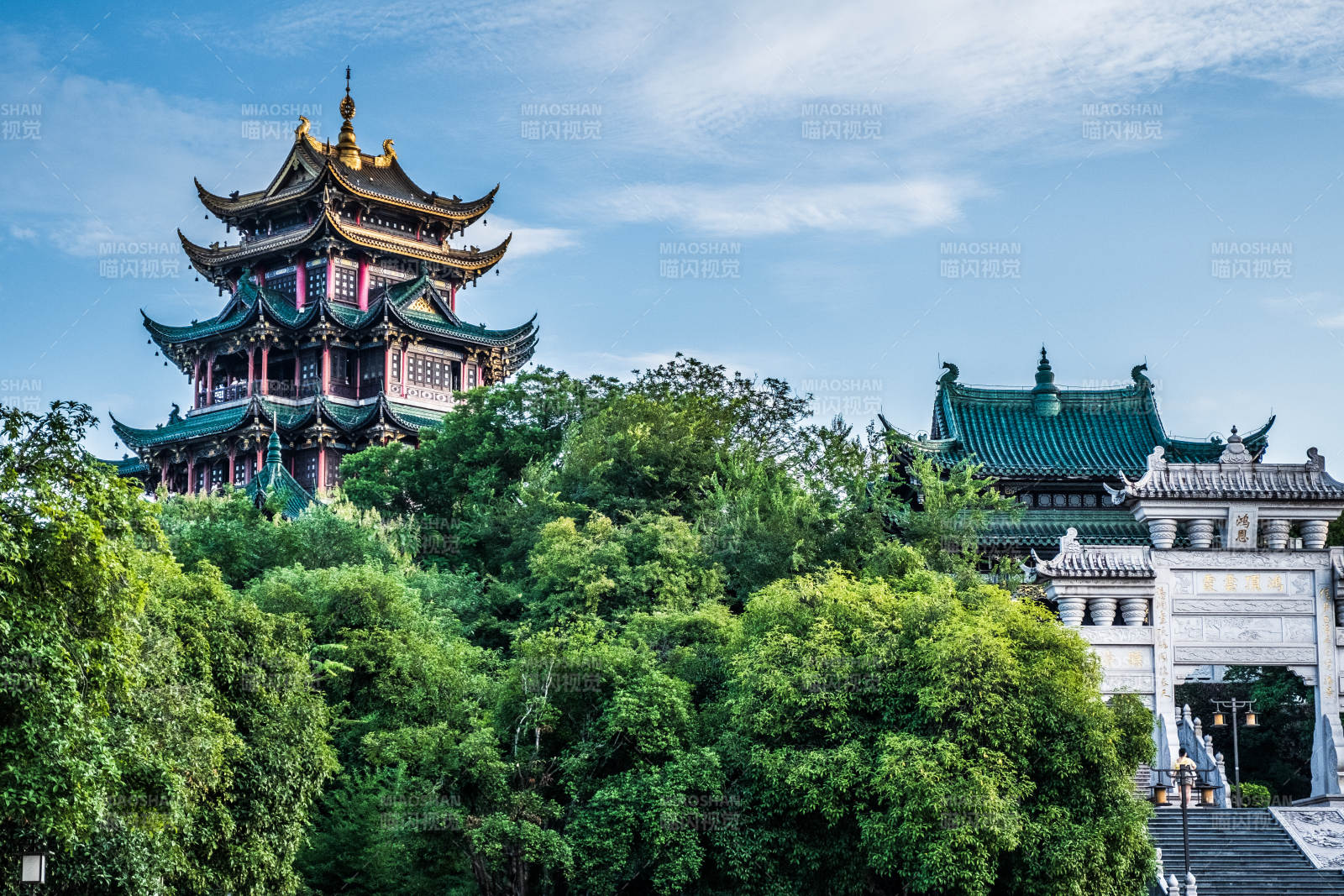 重慶江北鴻恩寺森林公園鴻恩閣