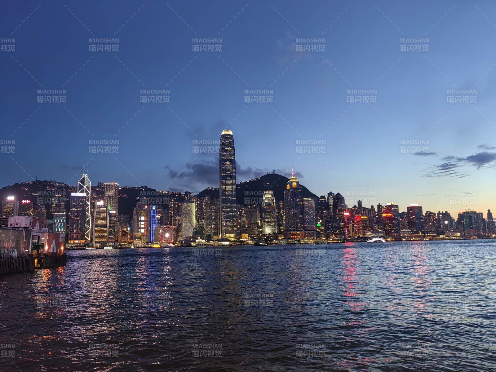 香港夜景璀璨