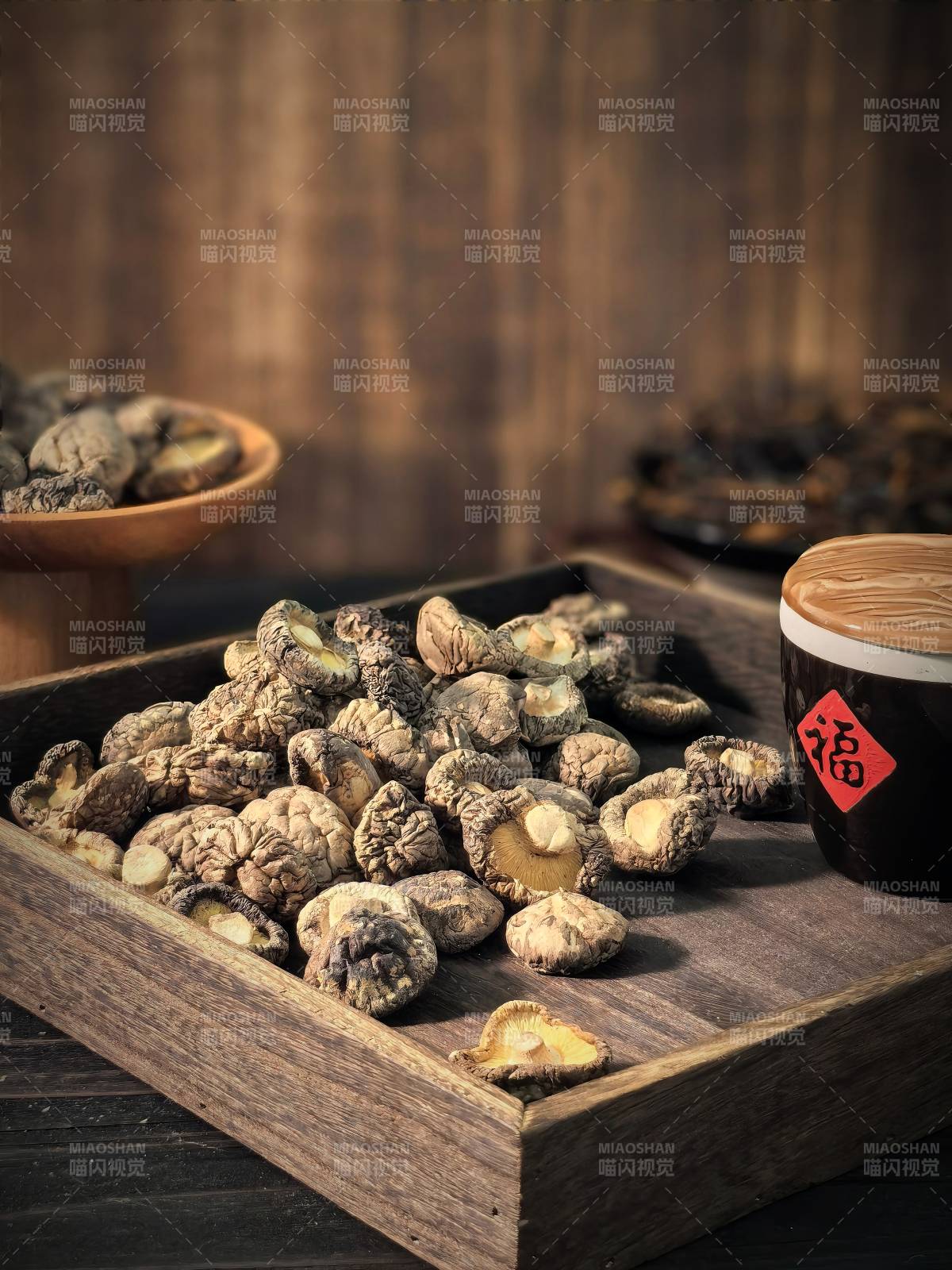 干香菇擺盤圖