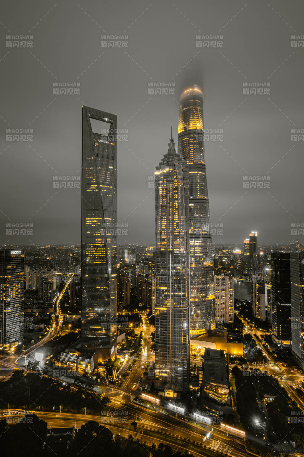 上海夜景璀璨