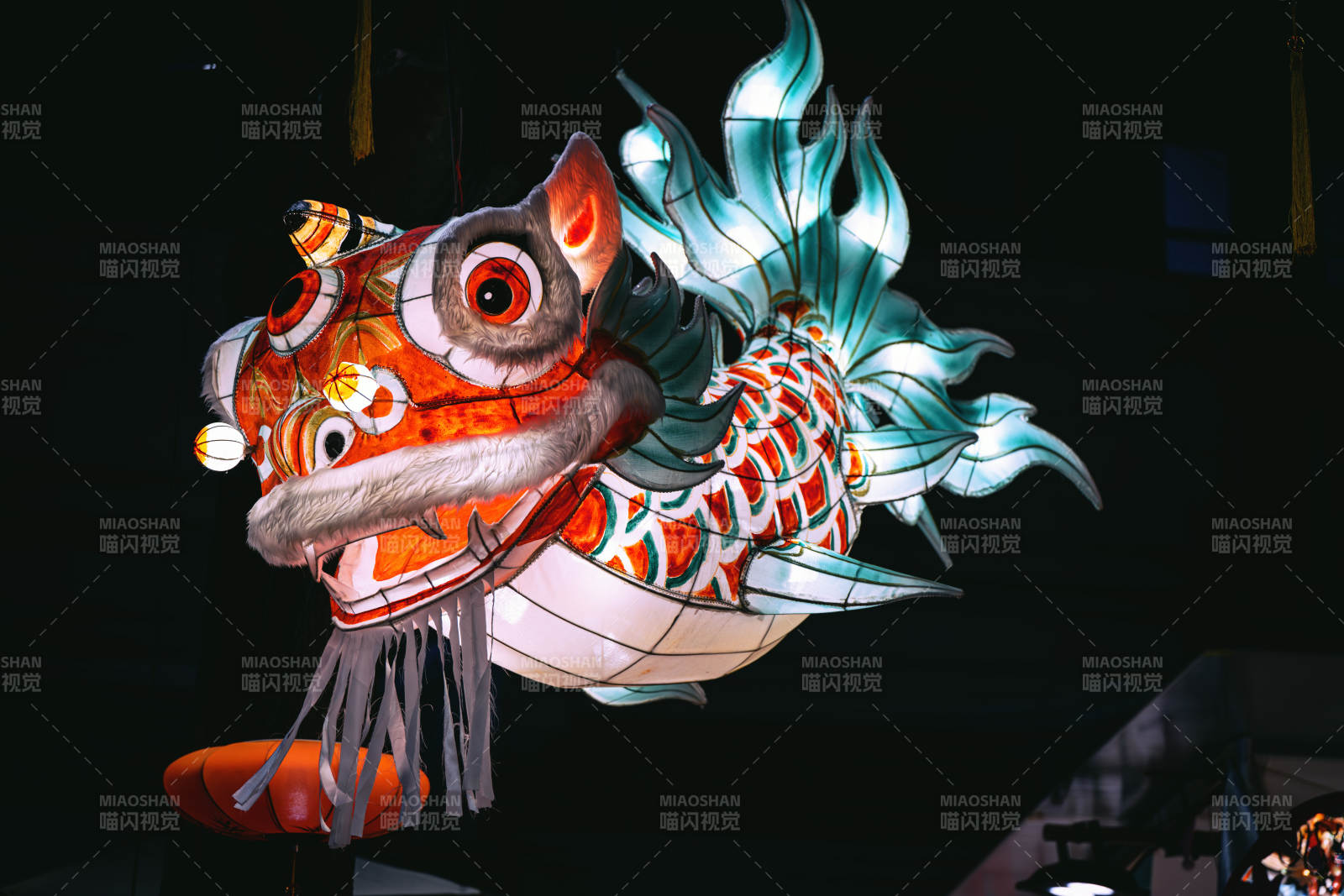 彩燈魚龍舞