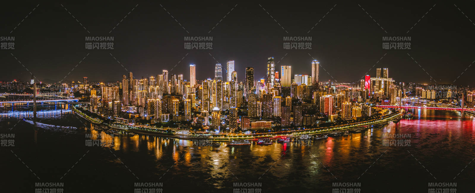 重慶市渝中半島全景