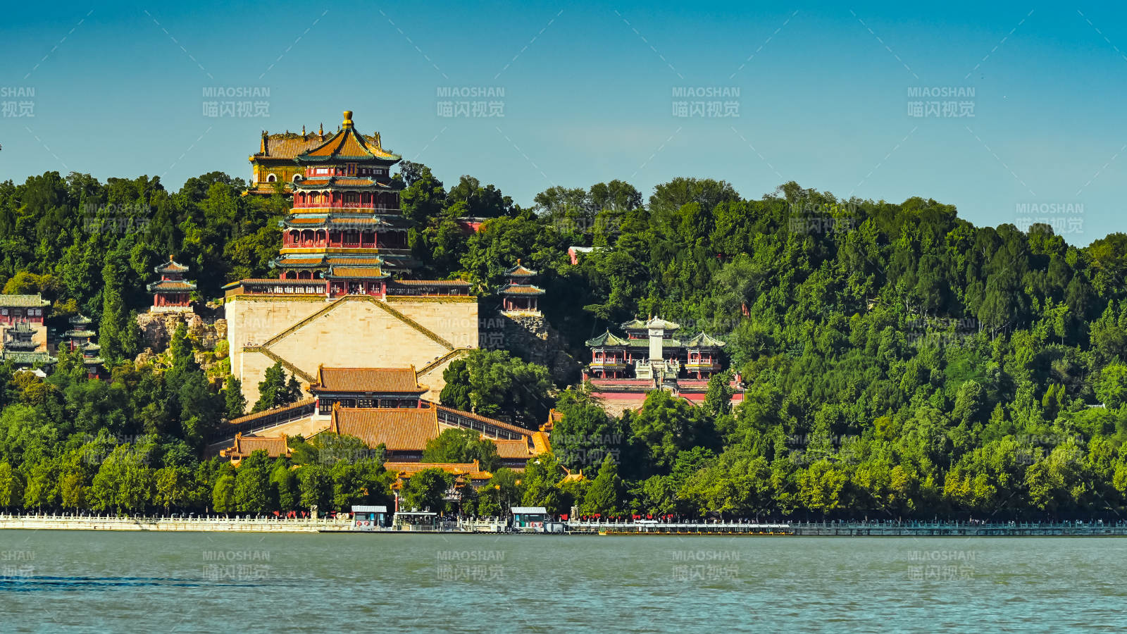 頤和園湖景風光