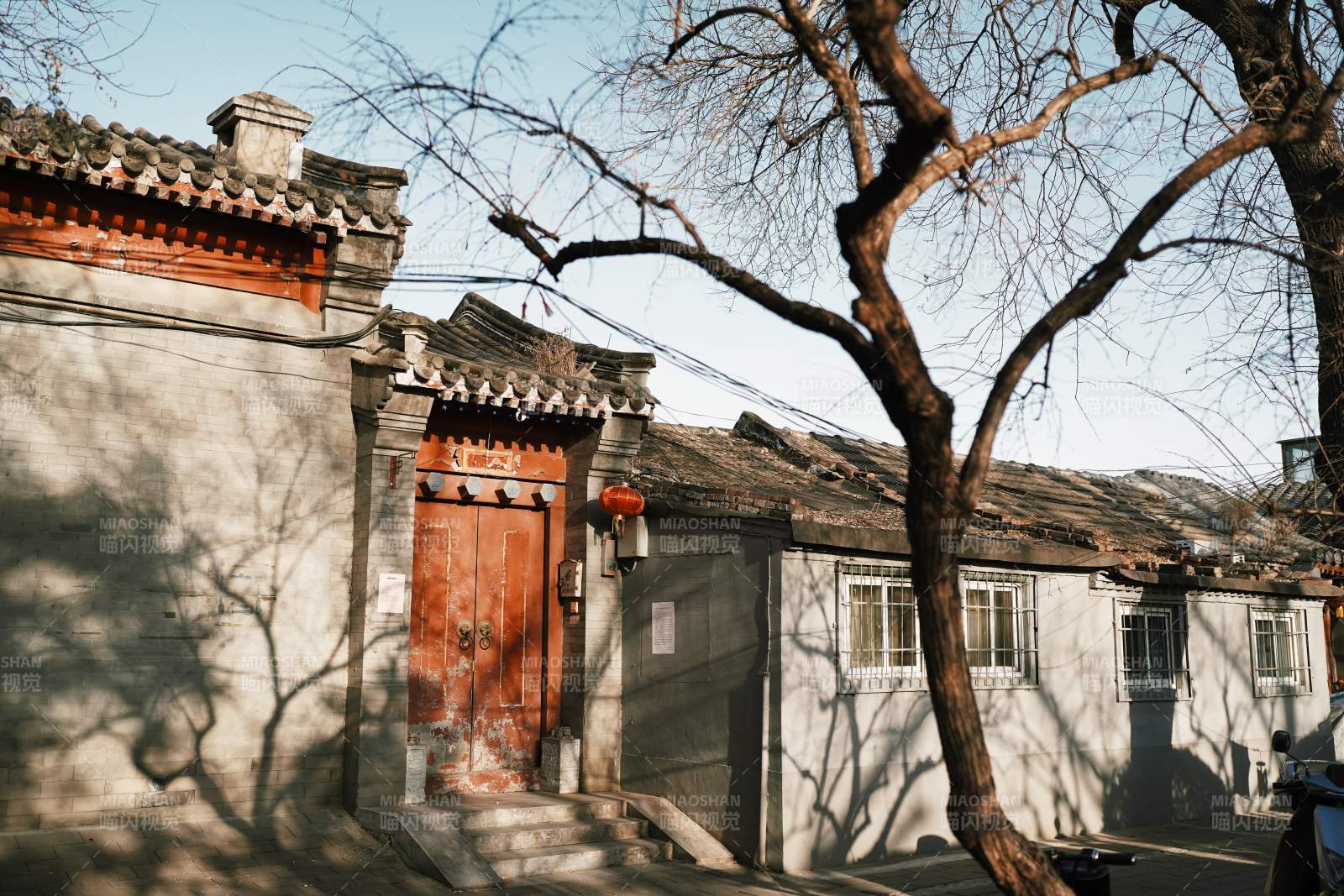 老北京胡同春景