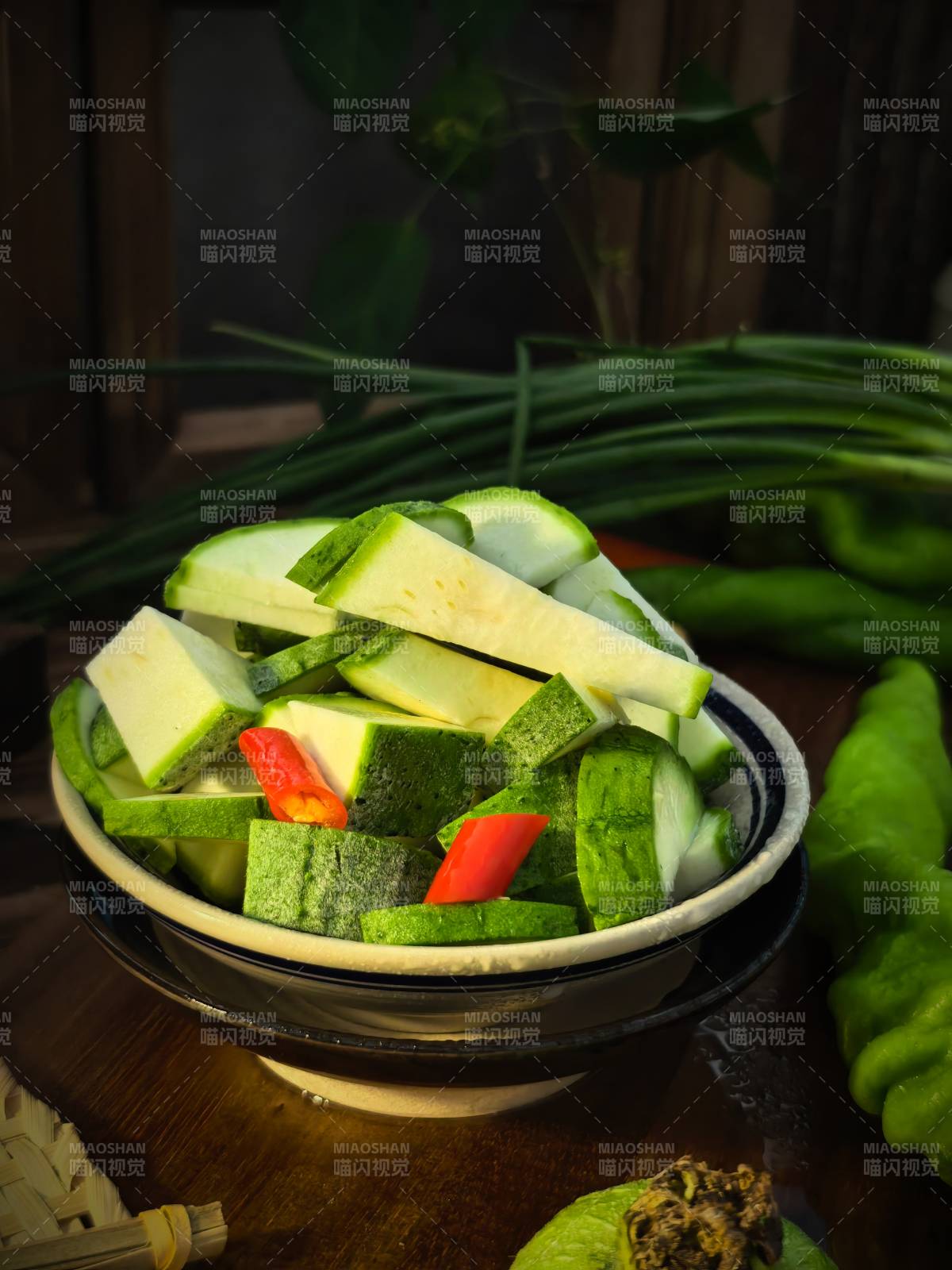 新鮮瓜蔬拼盤
