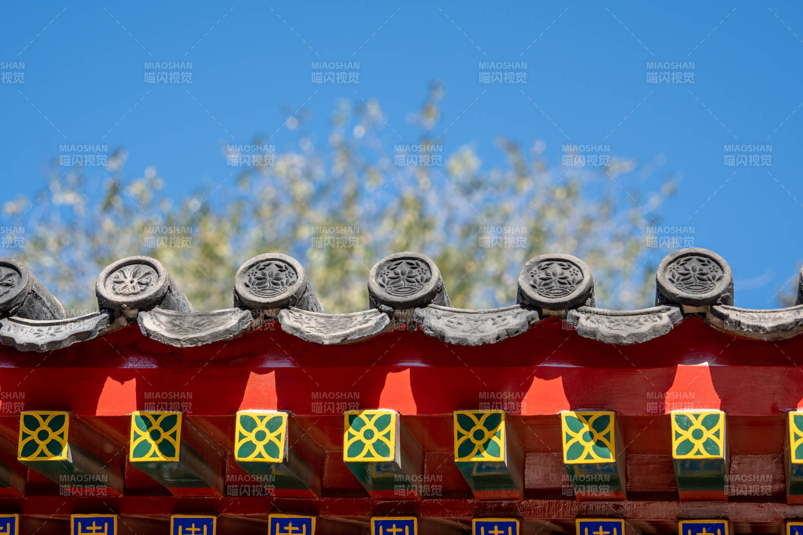 古建筑屋檐特寫