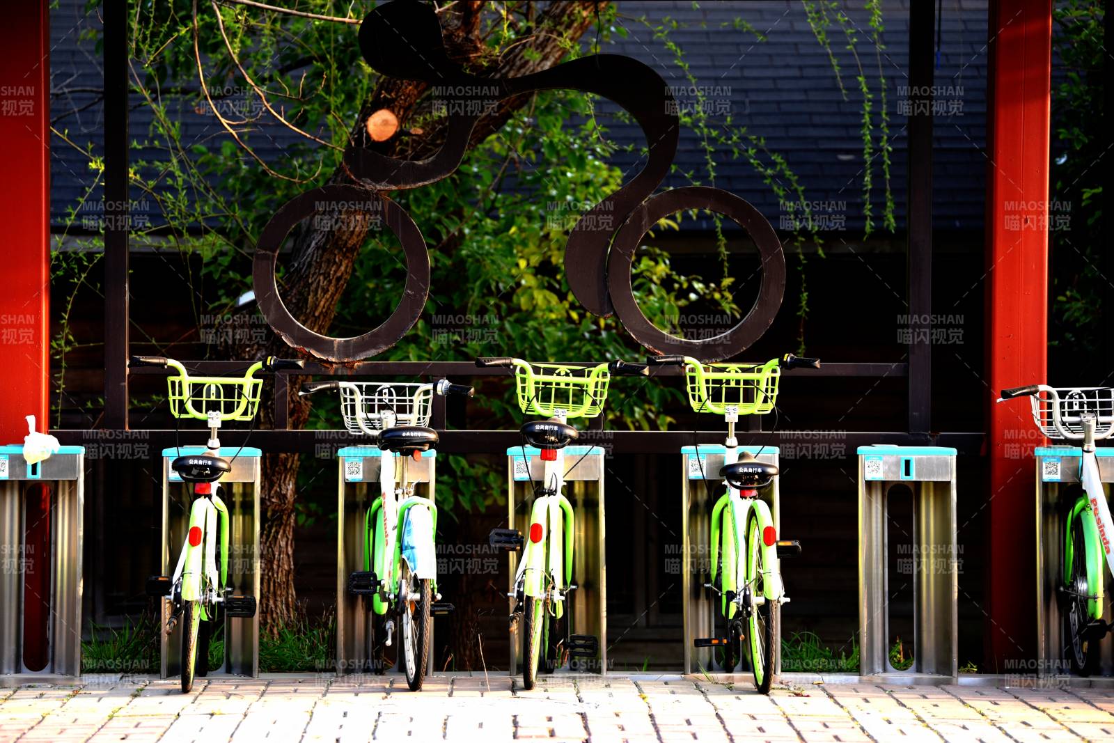 共享單車停放點