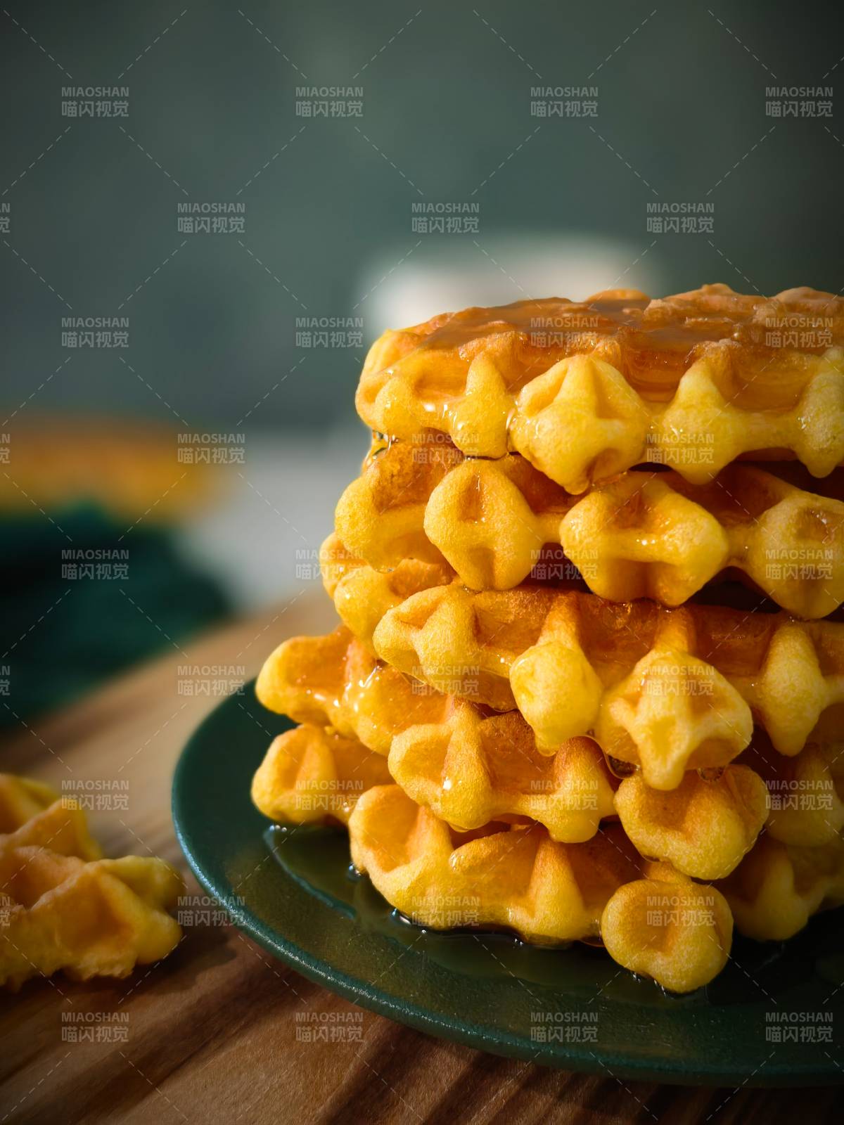 金黃松軟華夫餅