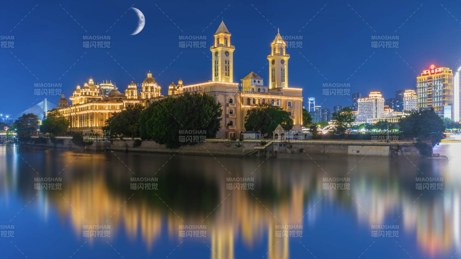 福州中洲島夜景