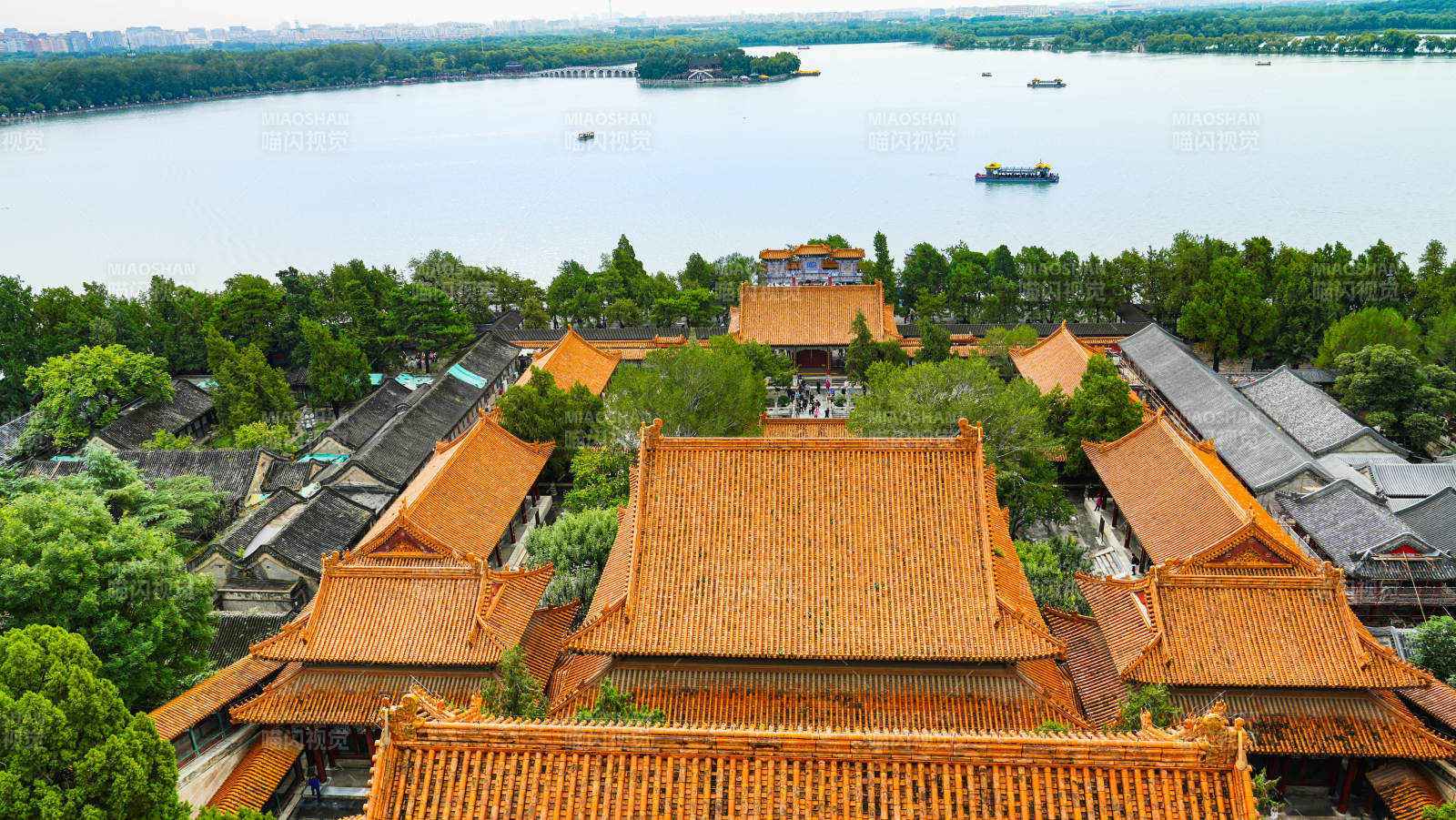 頤和園皇家園林湖景