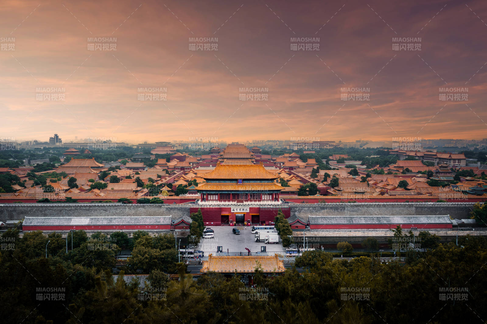 故宮晨曦美景