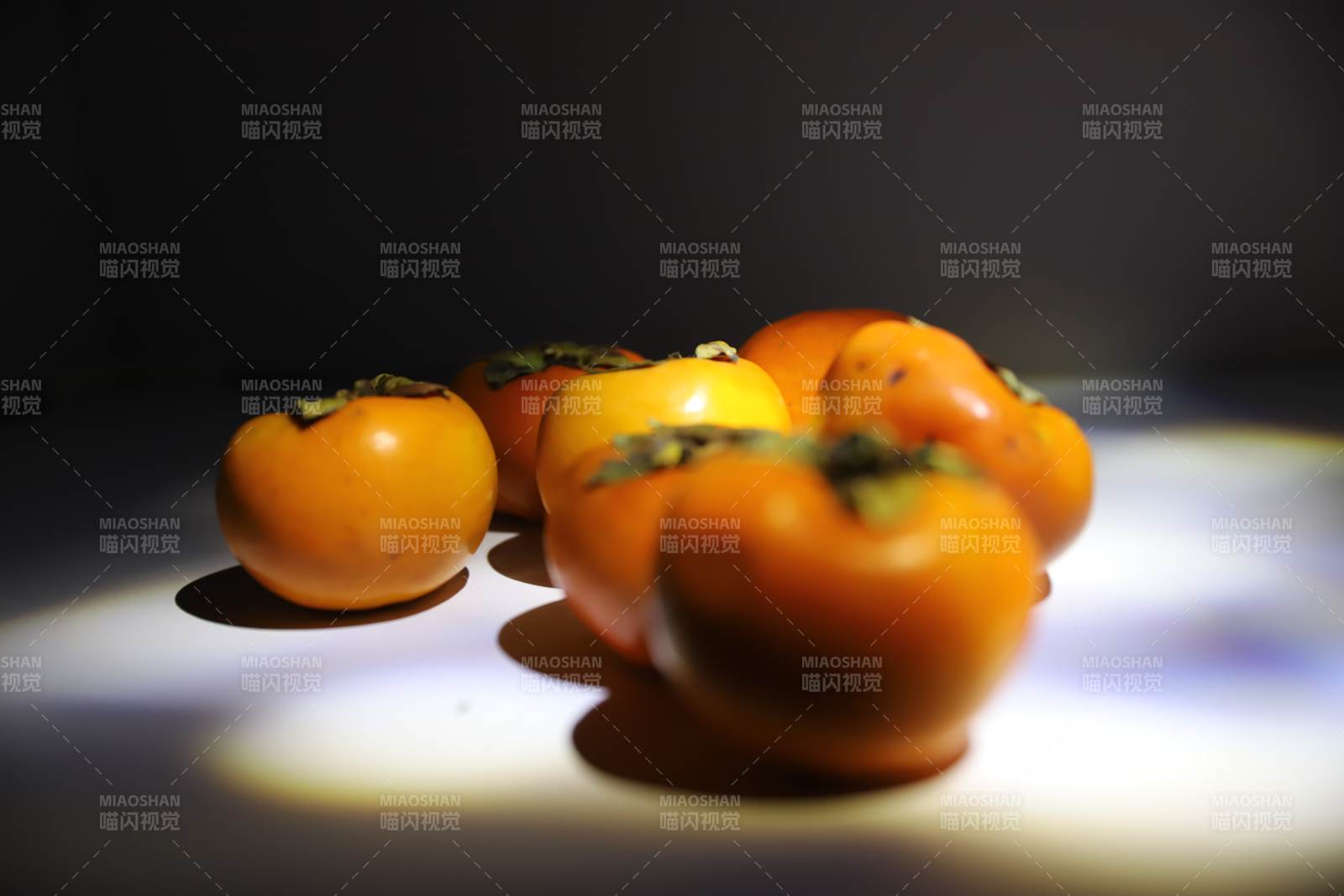 柿子靜物光影