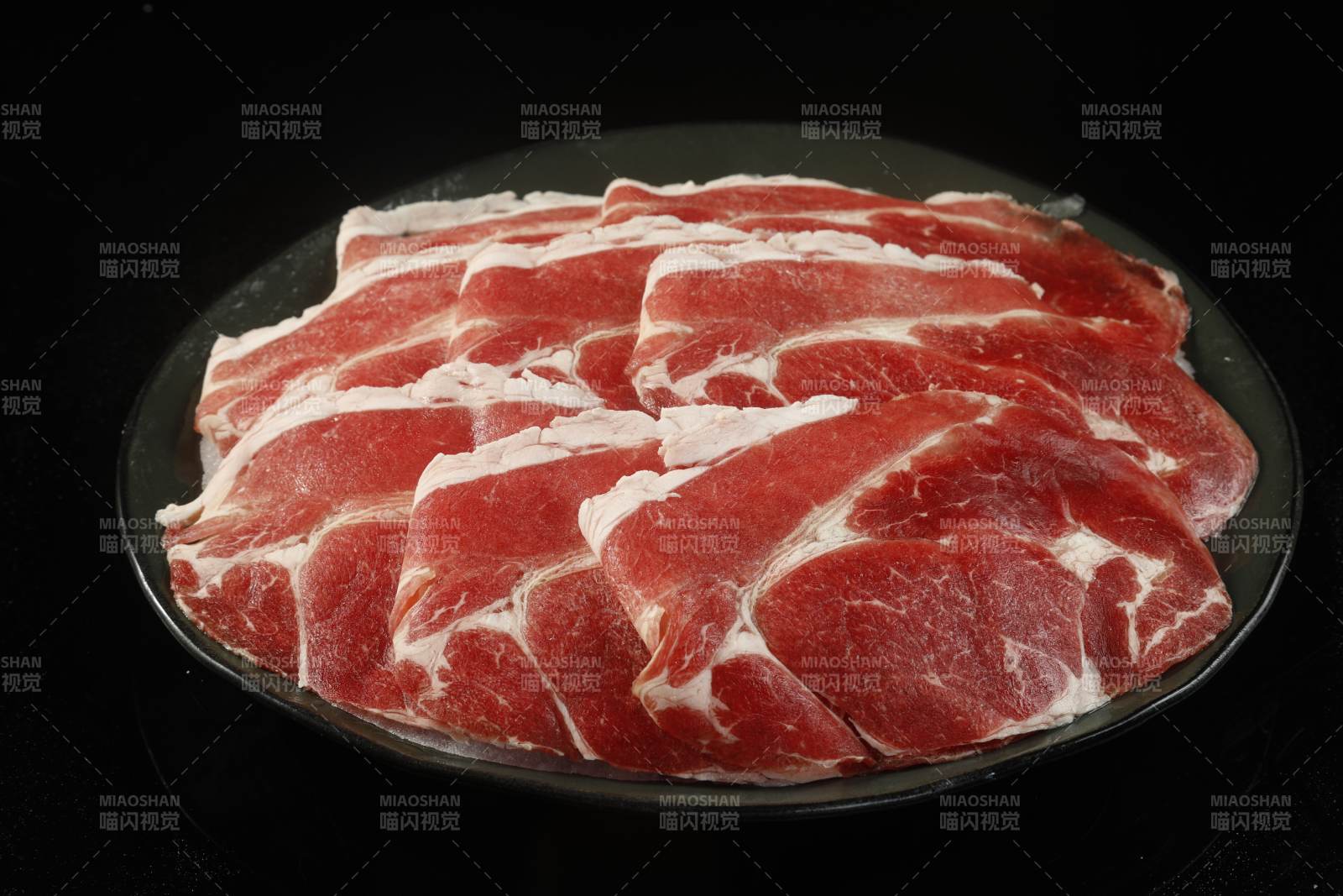 新鮮五花肉片