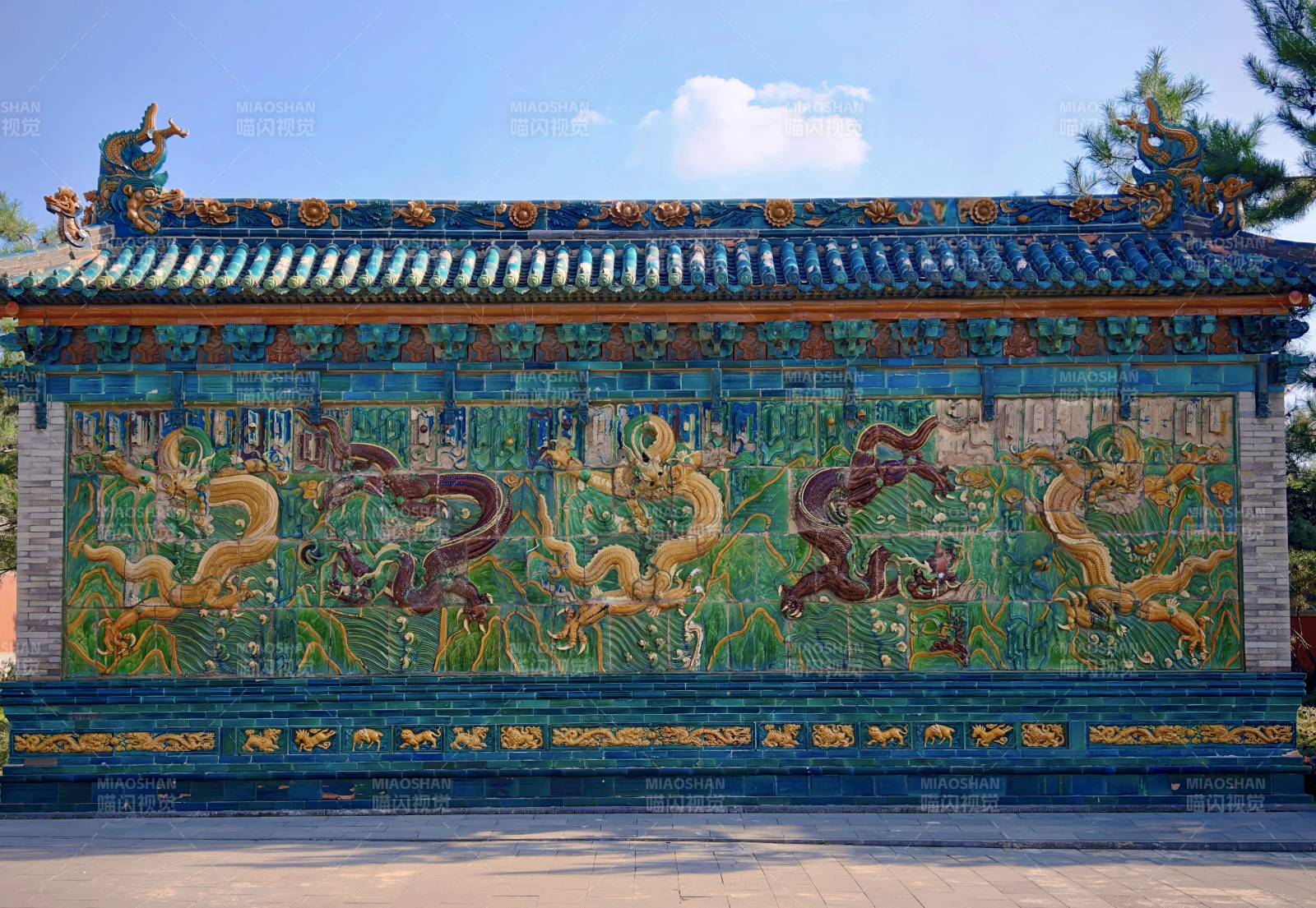 大同·大同古城文廟·五龍壁