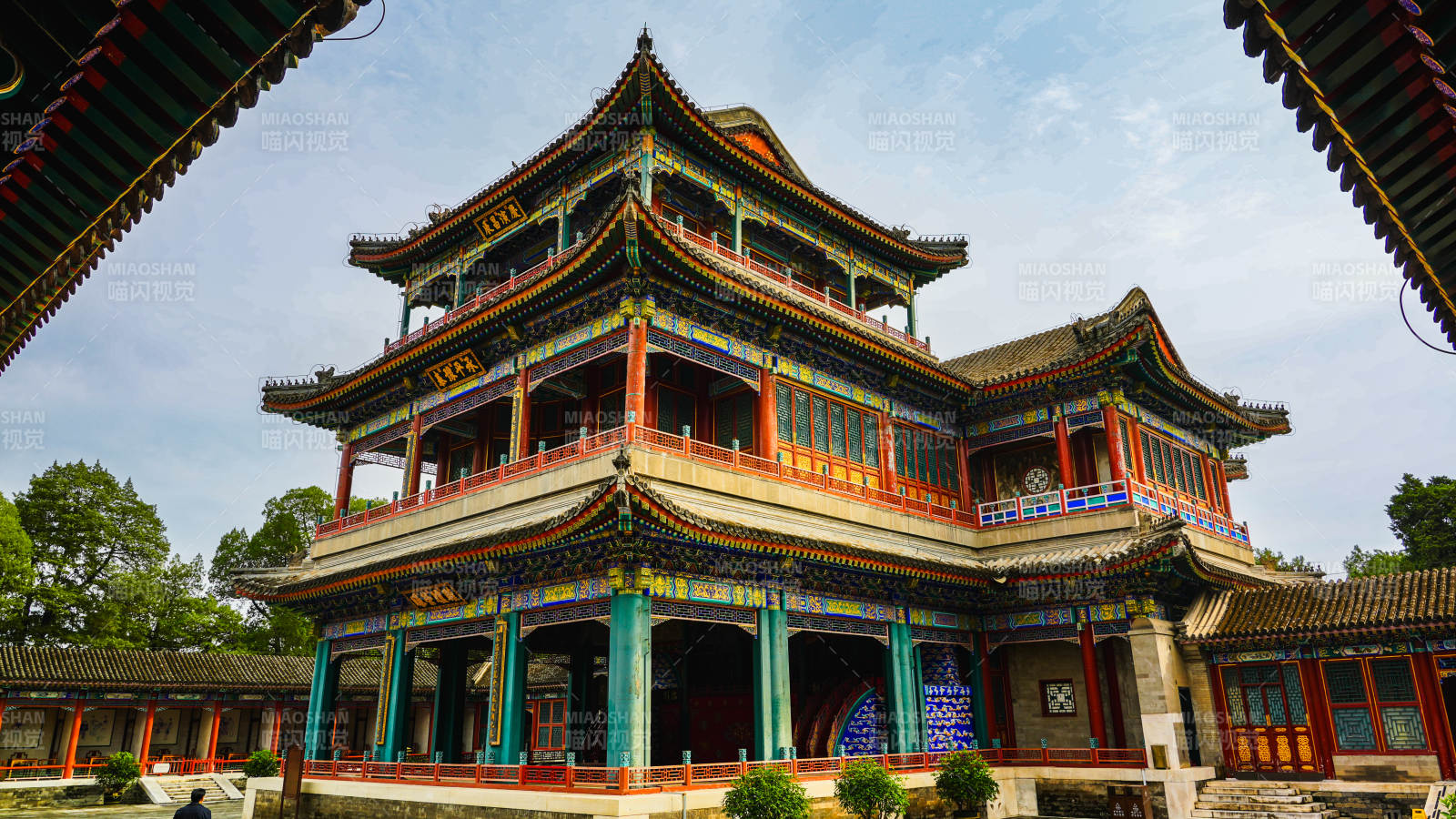 頤和園大戲樓古建筑之美