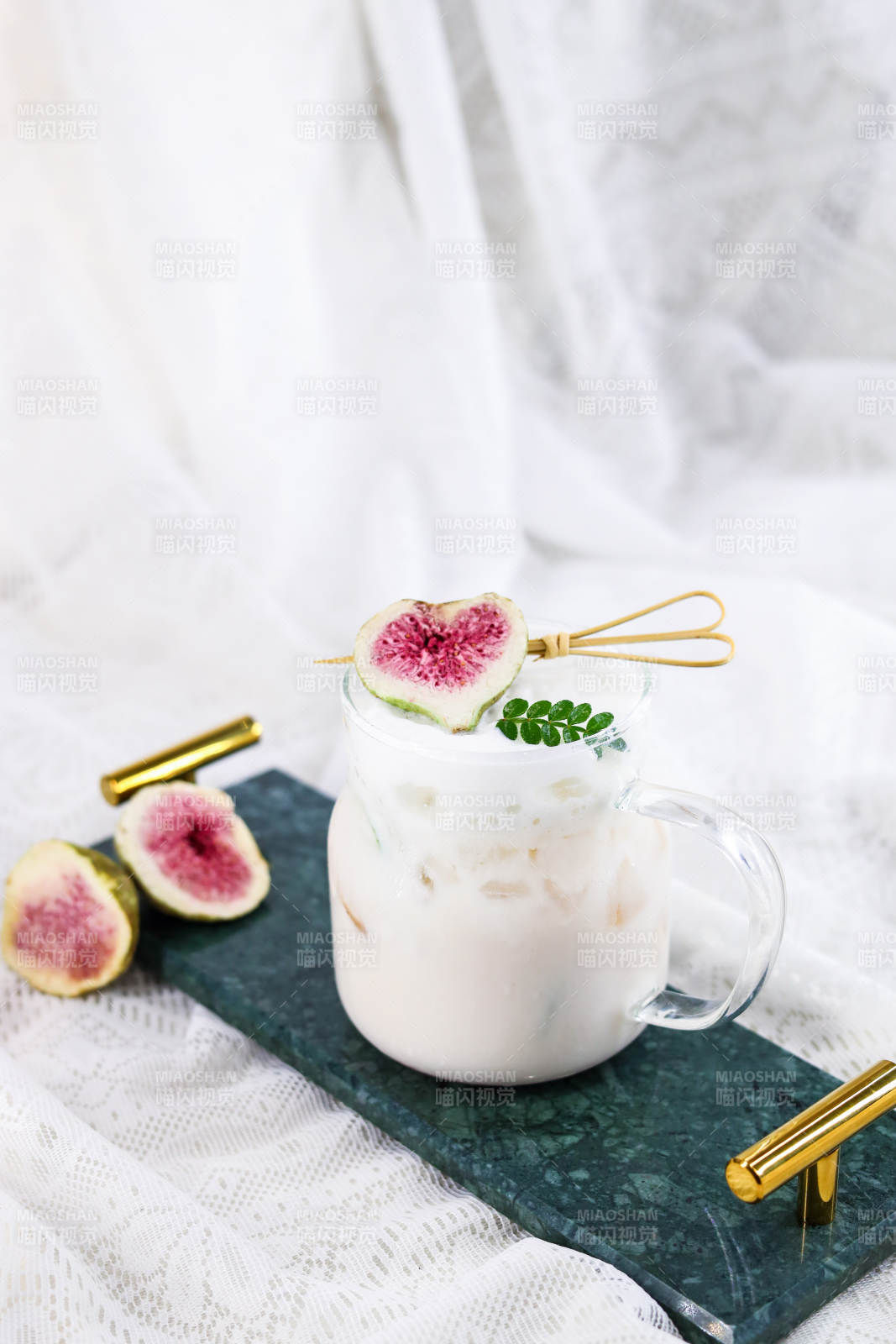 無花果奶昔飲品