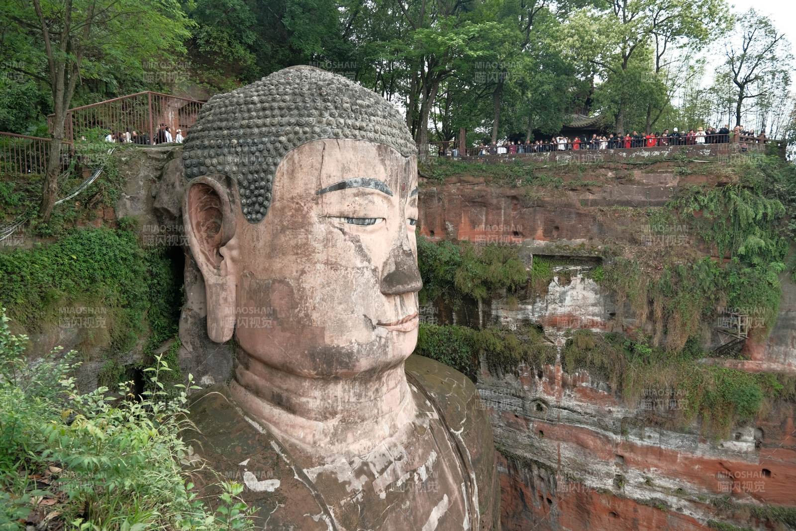 樂山凌云大佛近景