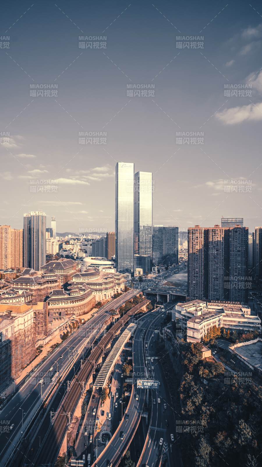 城市天际线电影色调