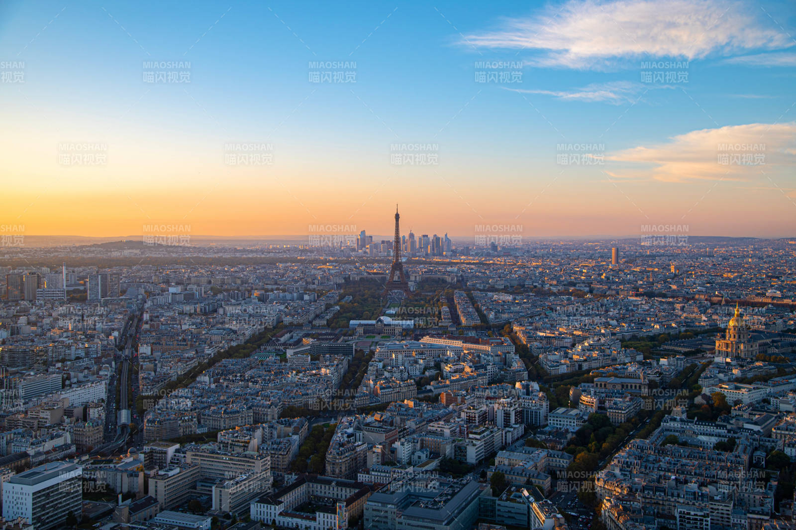 巴黎日落