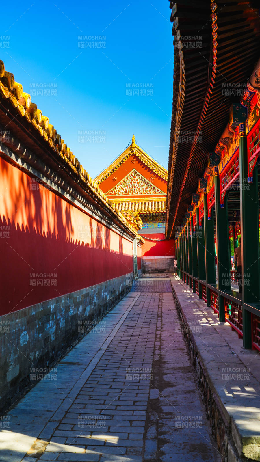 頤和園長廊光影