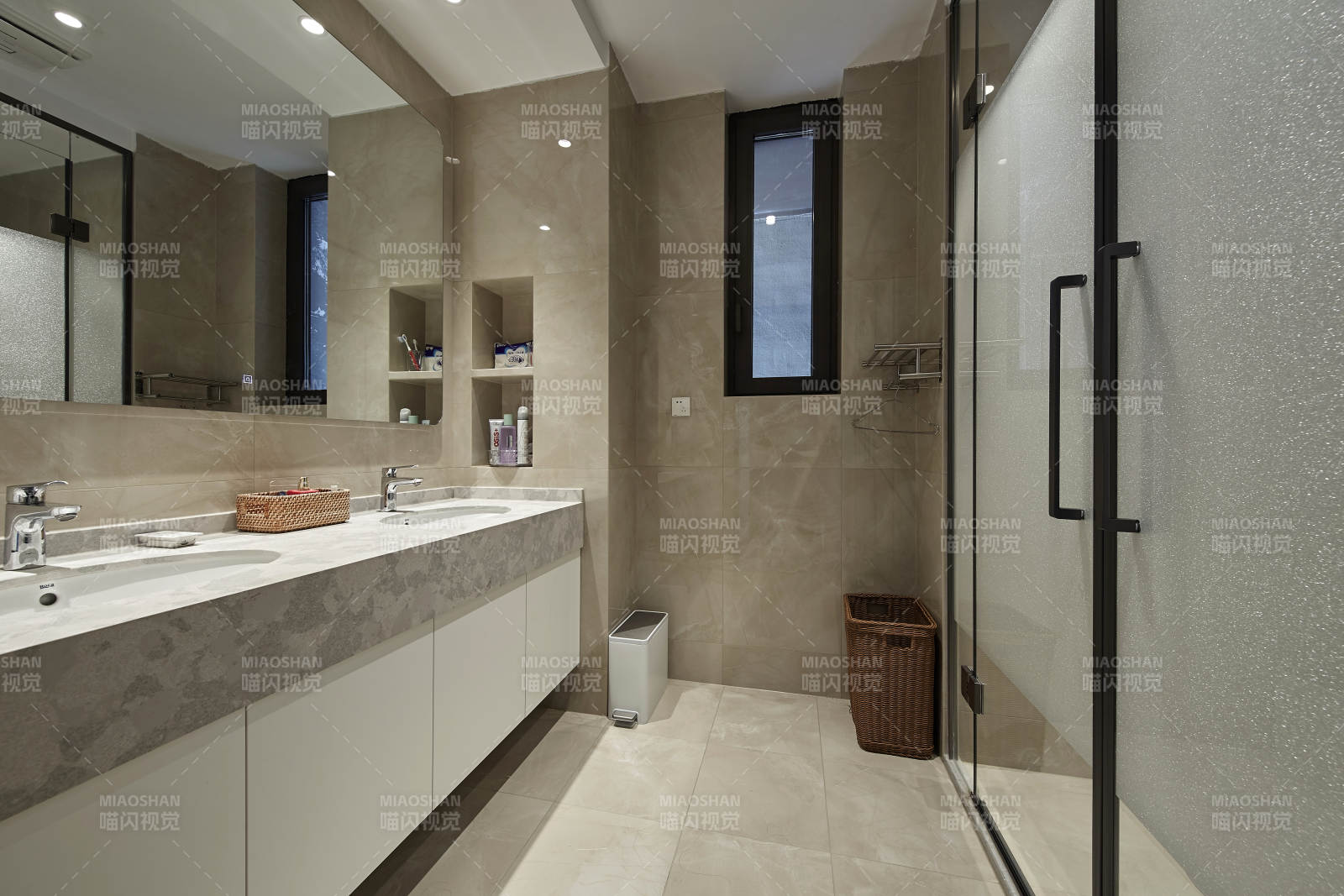 現代簡約浴室設計