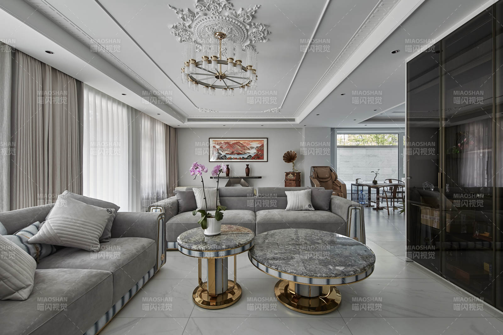 現代客廳優雅設計