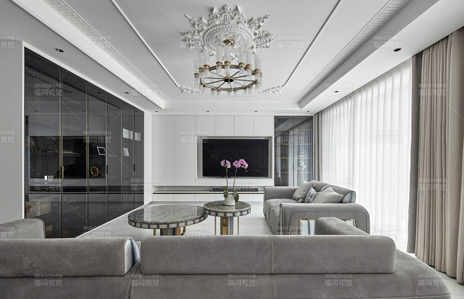 現代簡約客廳設計