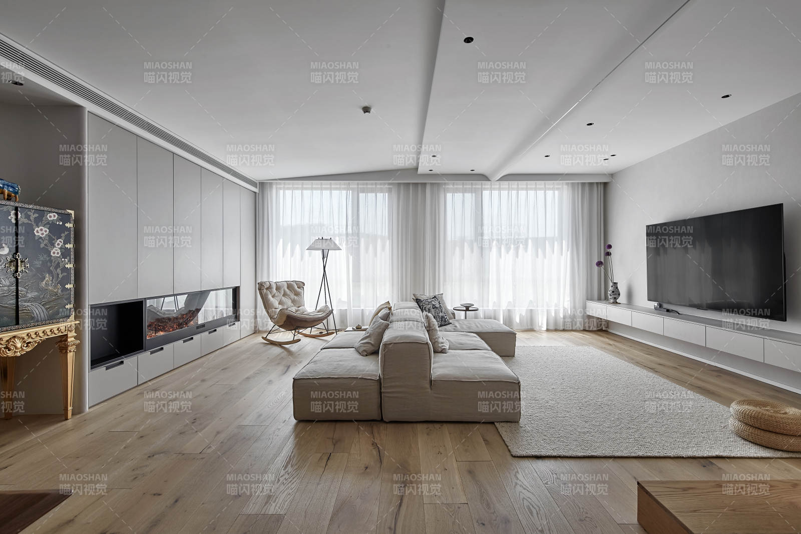 現代簡約客廳設計