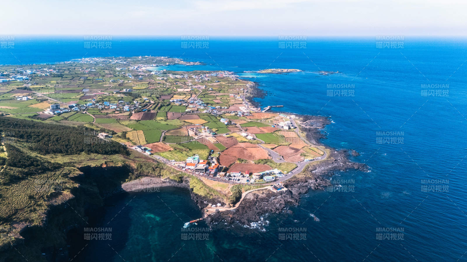 济州岛牛岛航拍