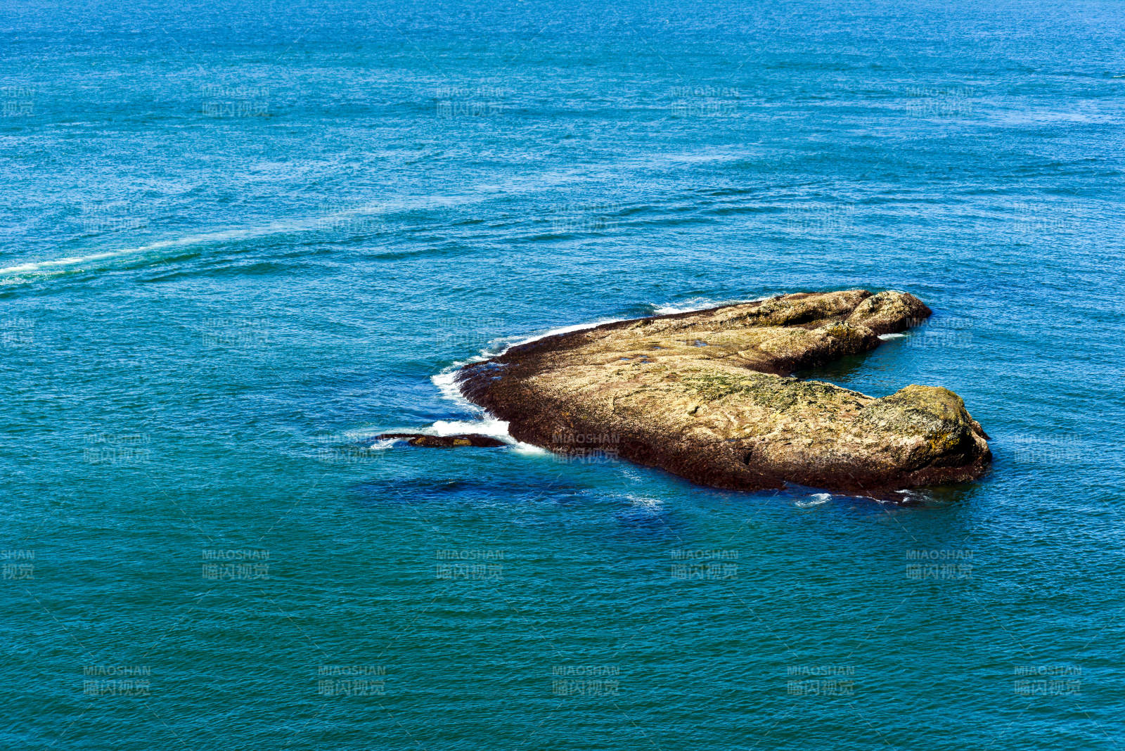 海中心形礁石奇景