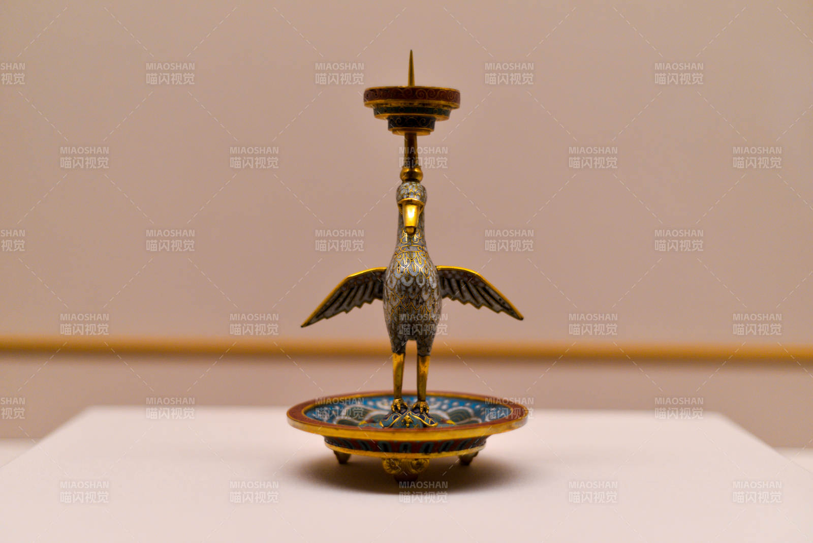 上海博物館鳥形燭臺(tái)