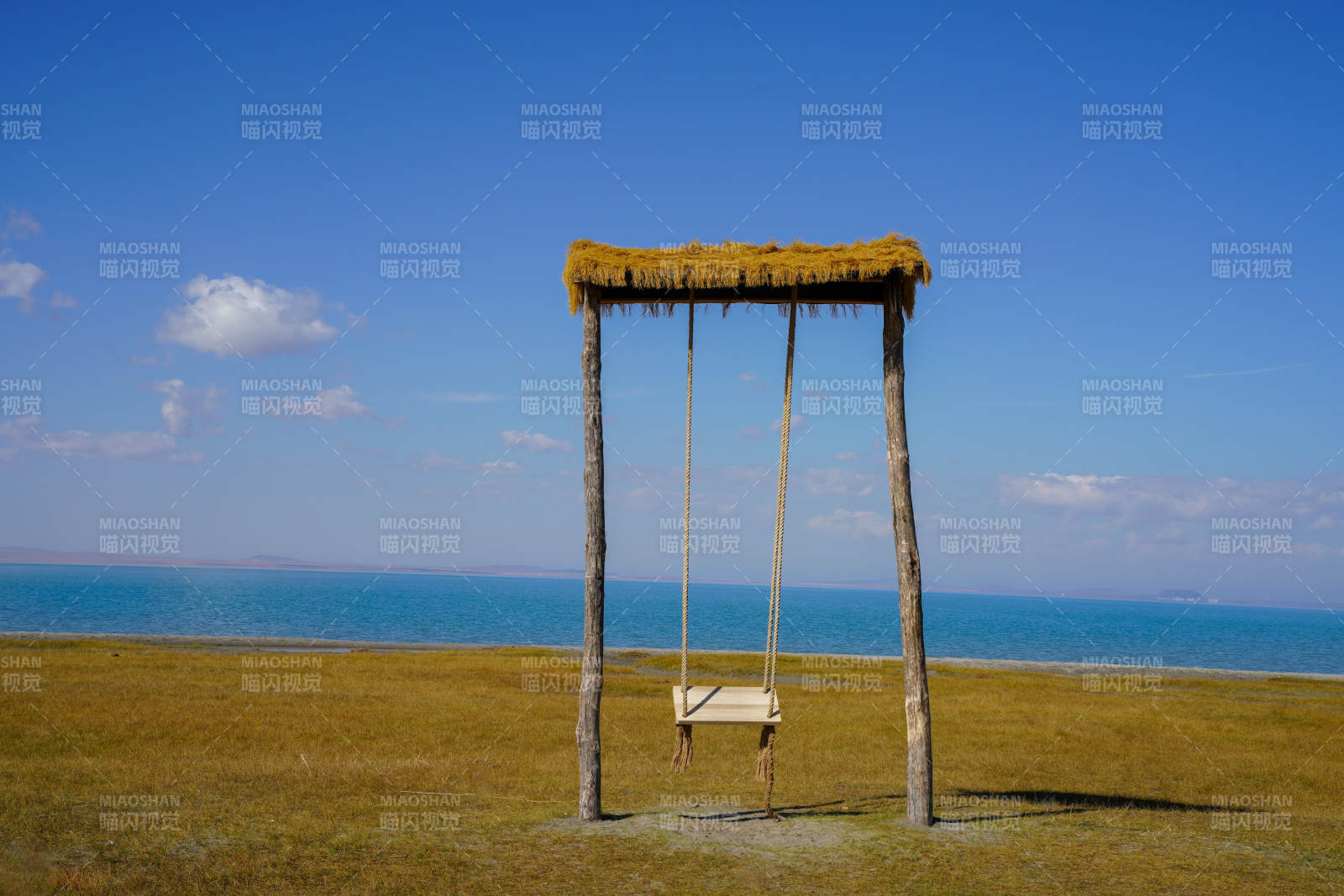 達(dá)里湖邊秋千靜候