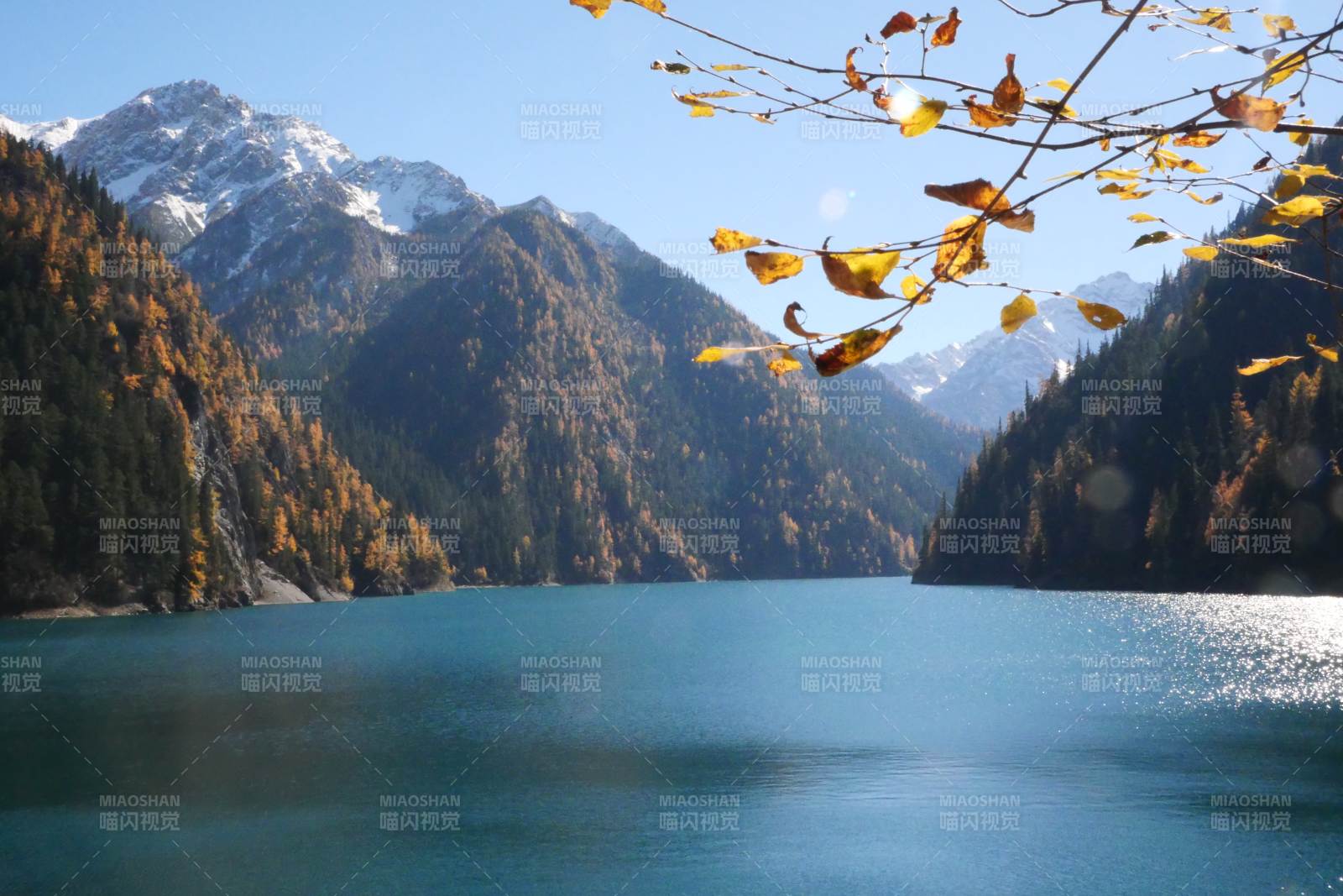 秋山湖景 九寨溝長海