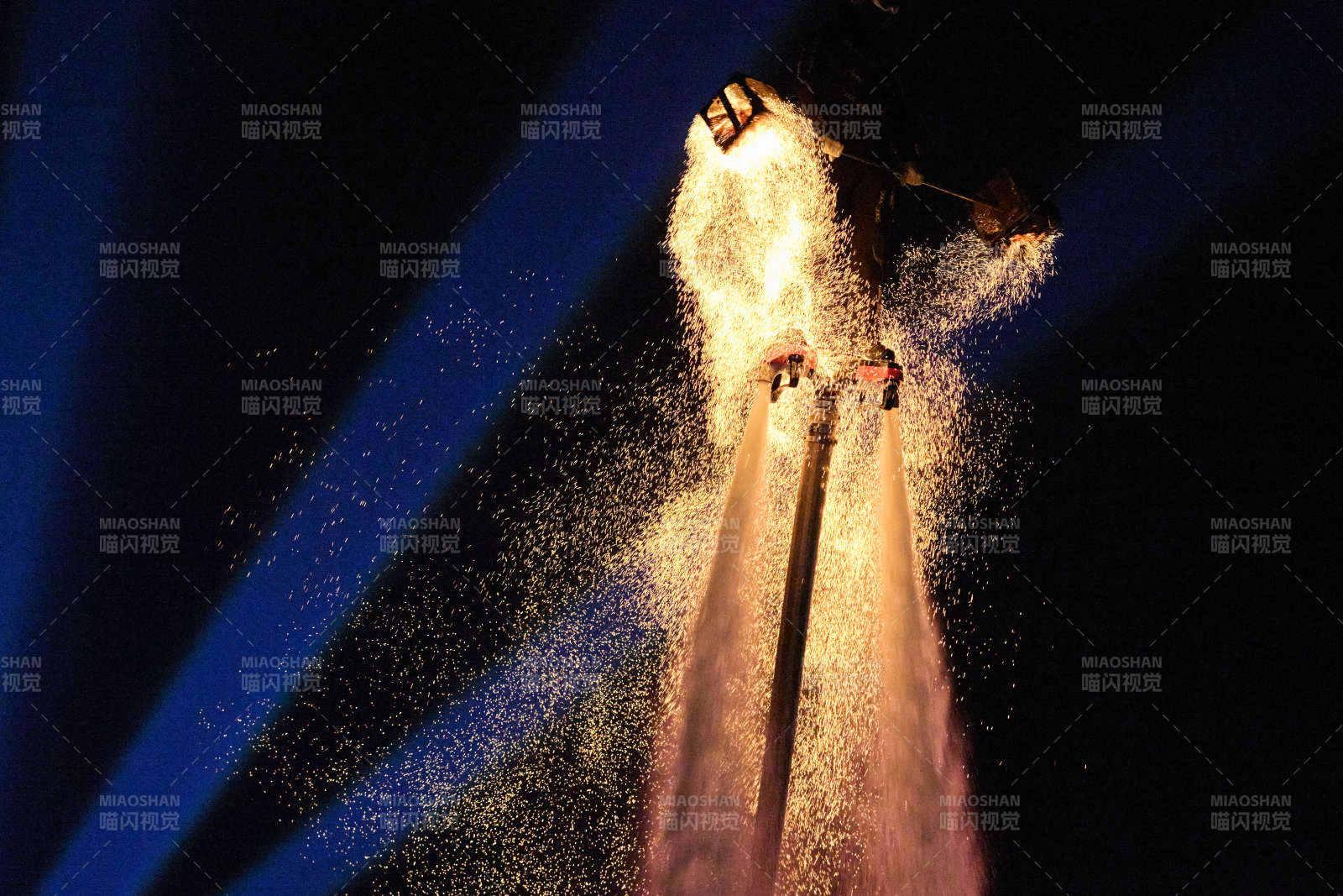 創新非遺表演項目水上飛人火壺表演