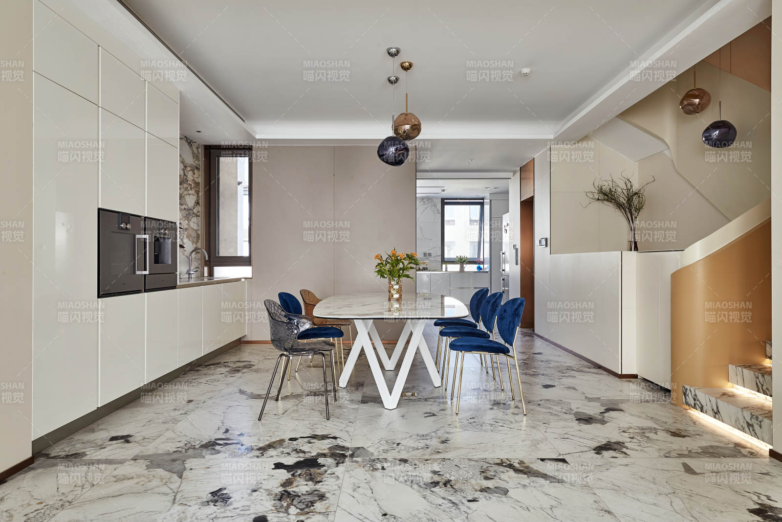 现代简约厨房餐厅