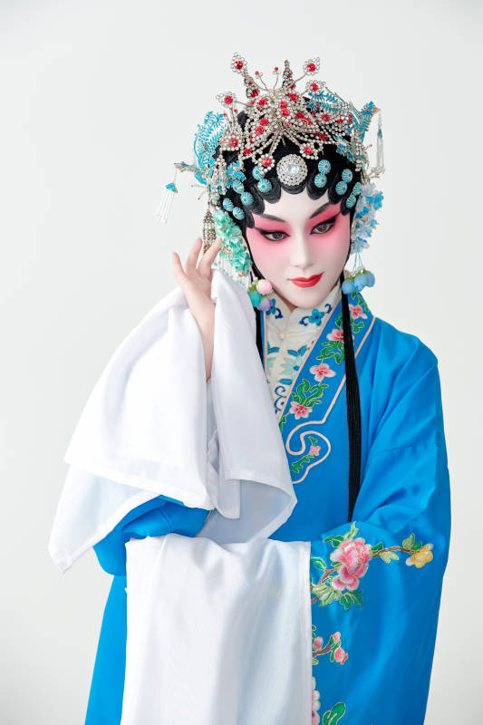 国粹戏曲京剧昆曲青衣旦角形象的女性演员