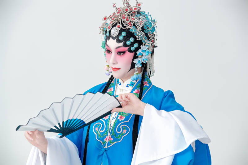 国粹戏曲京剧昆曲青衣旦角形象的女性演员