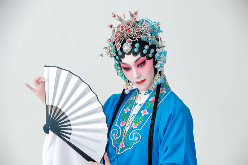 国粹戏曲京剧昆曲青衣旦角形象的女性演员